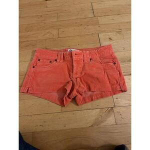 So short shorts Peach Corduroy